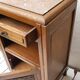 Oak art deco style bedside table