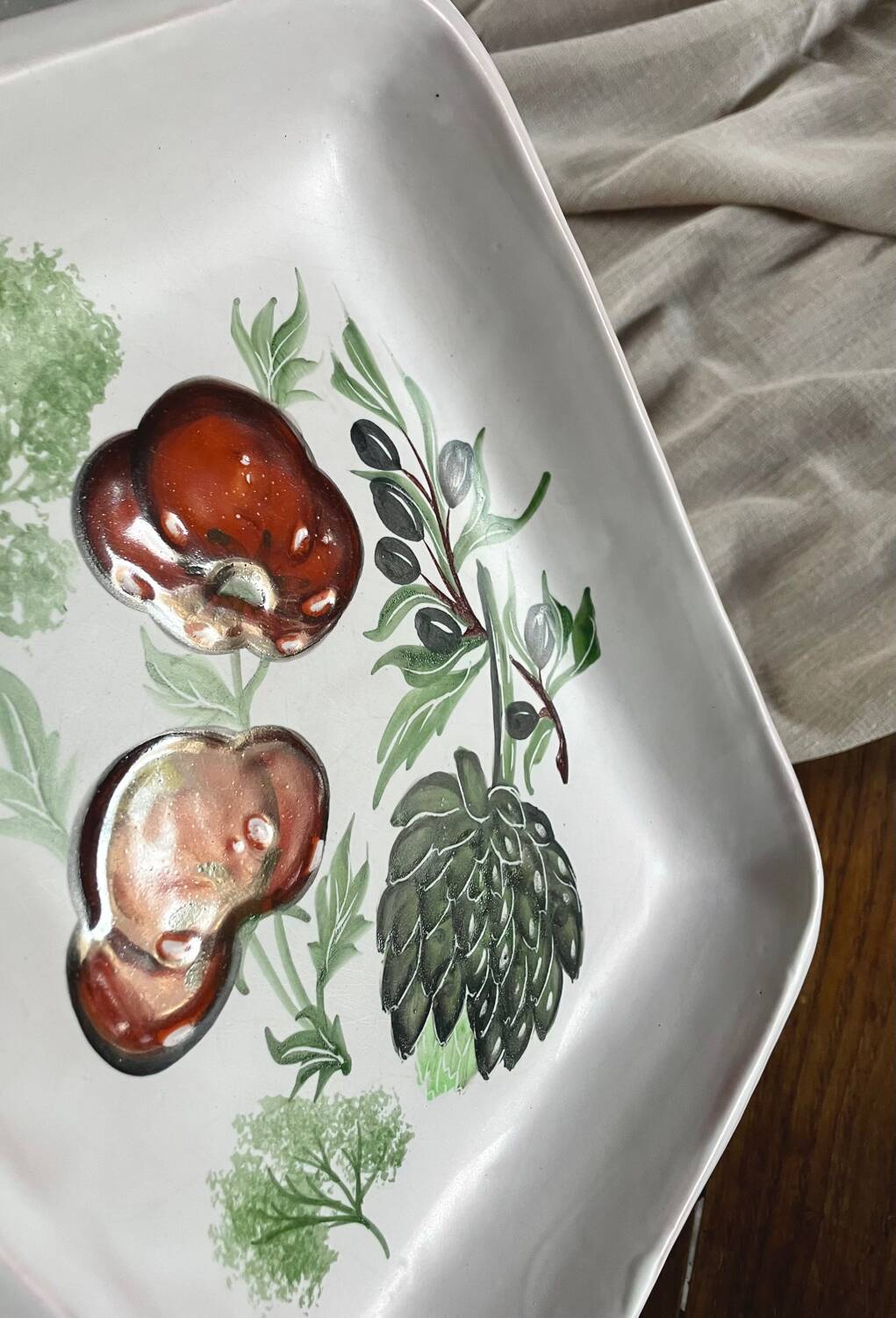 Rare service Vallauris Marius Bessone 1960