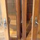 Pair of art deco showcases