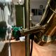 Danish reading lamp 2 height-adjustable reflectors in gold brass Frandsen