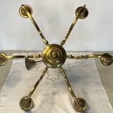 Vintage 6-arm copper chandelier