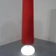 Floor lamp with illuminated glass stand from Doria Leuchten, 1960s.