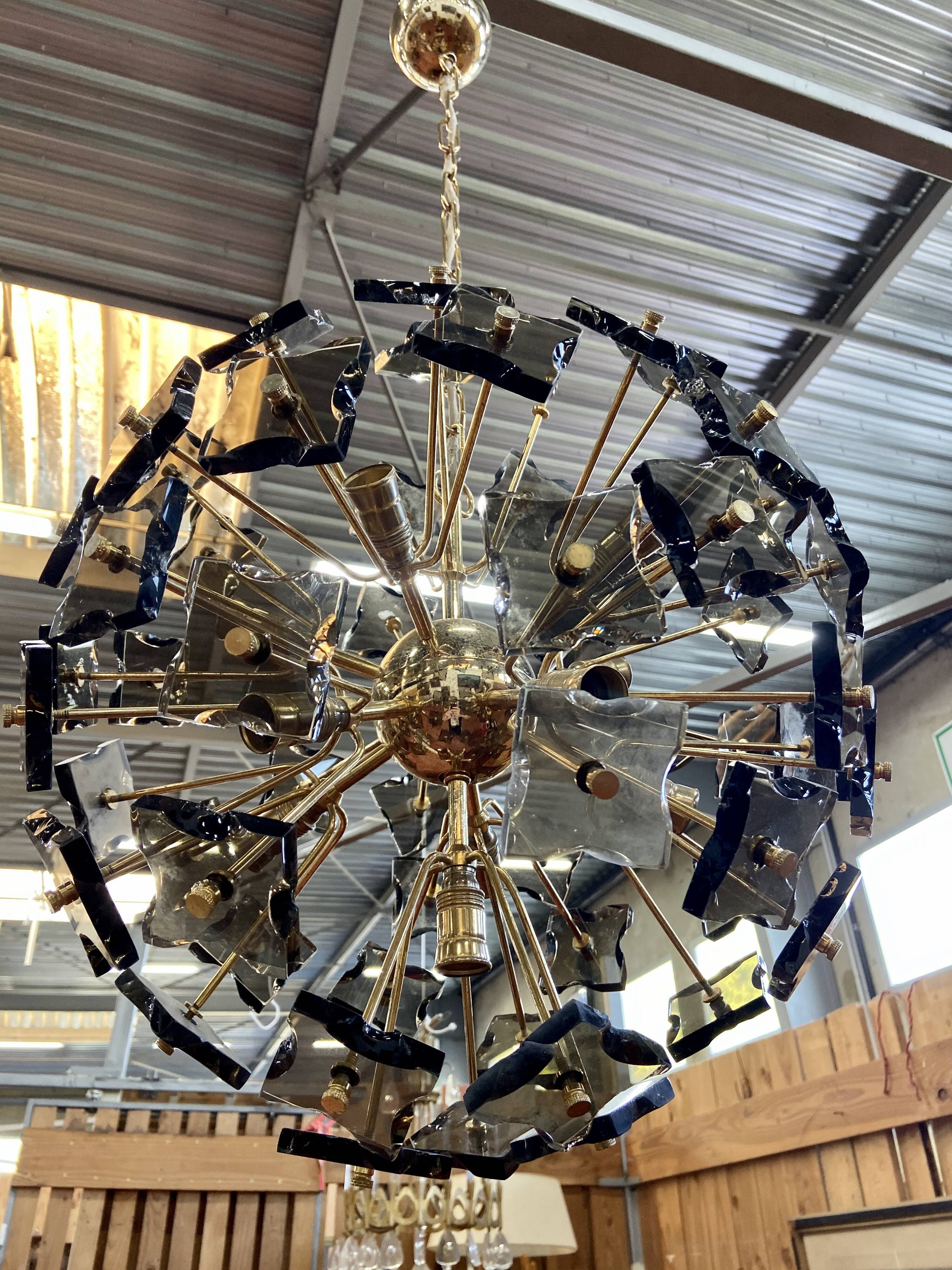 Sputnik Murano spherical chandelier