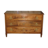 Commode directoire en noyer XIXe