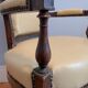 Executive chair, leatherette, XIXth