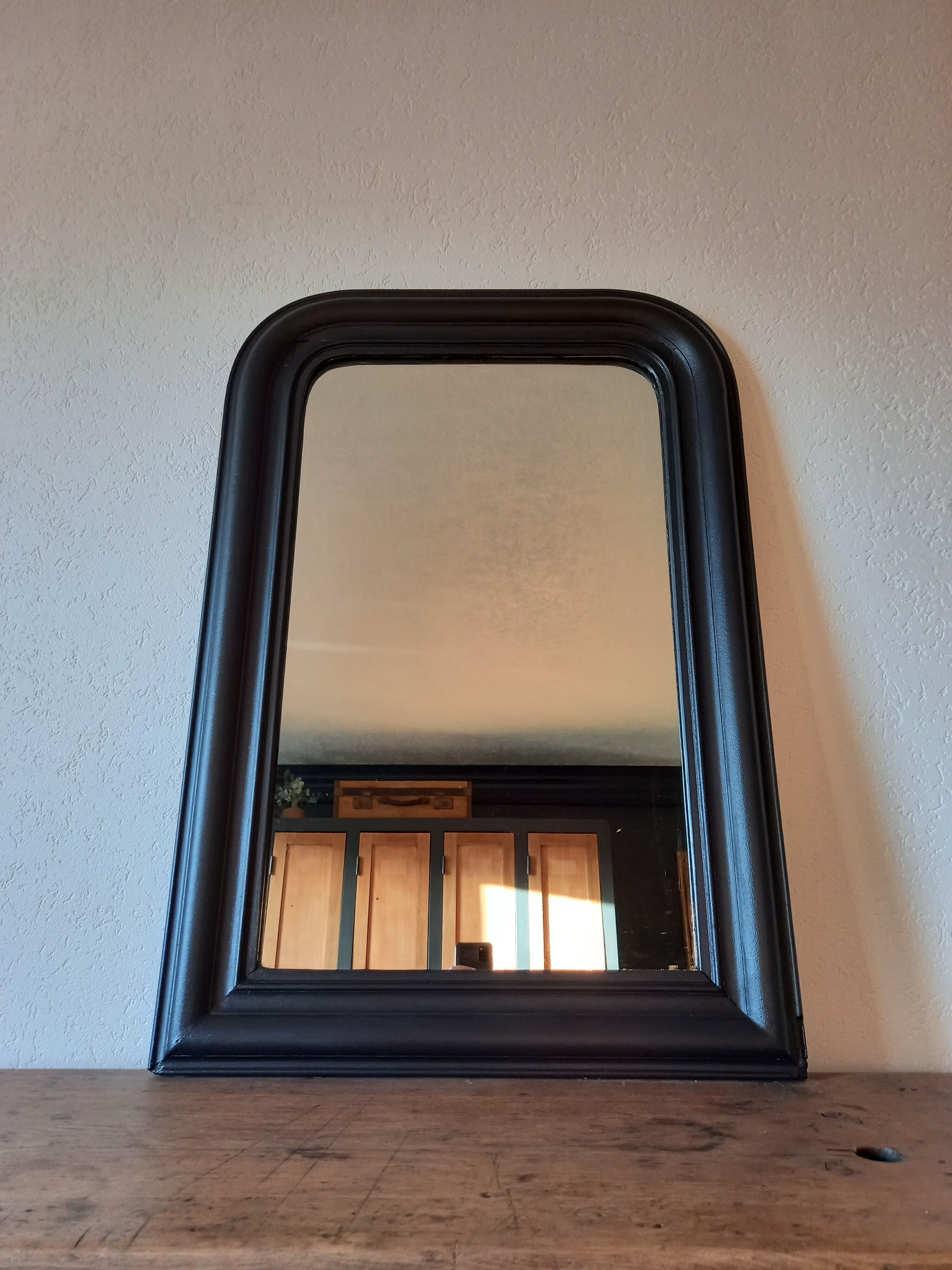 Miroir trumeau noir