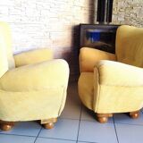 Armchairs Czehoslovakia, 1960s, Set of 2