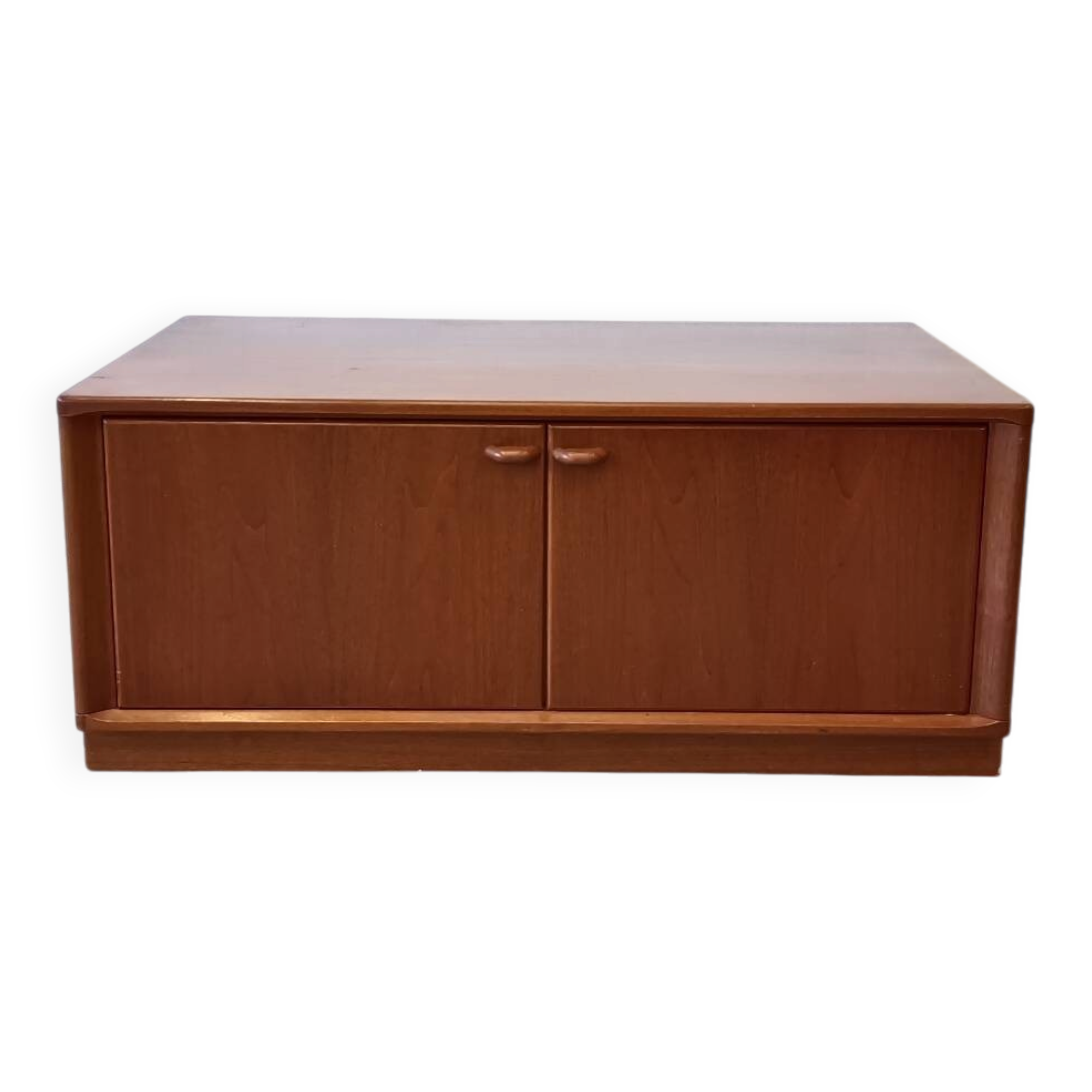 Low teak chest