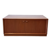 Low teak chest