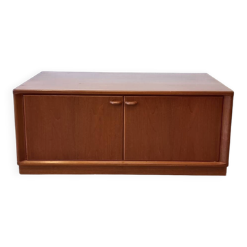 Low teak chest