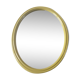 Vintage anise green oval mirror