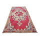 Vintage Turkish handmade rug 143x273 cm
