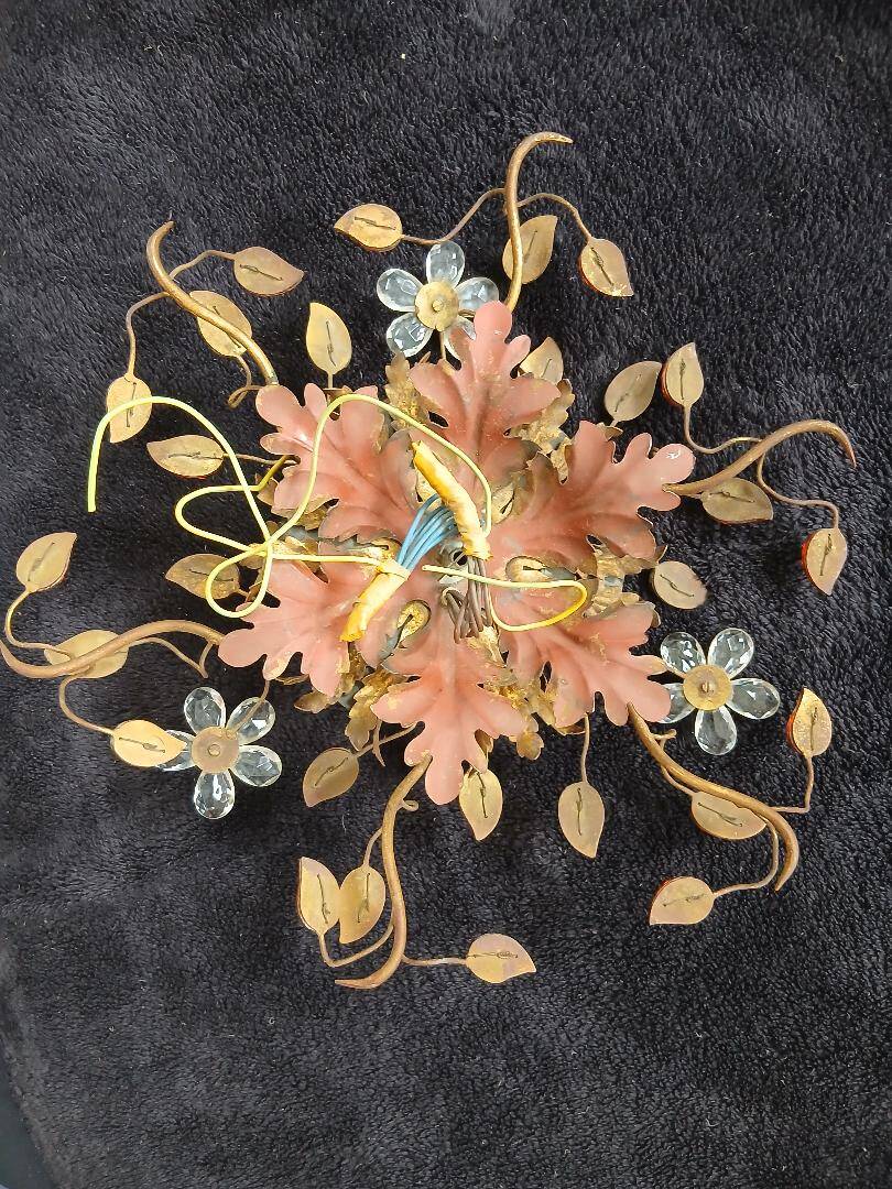 Florentine Ceiling Light Fixture Banci Firenze 1970s Maison Bagues Design it