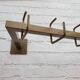 Bony 1980s metal wall coat rack