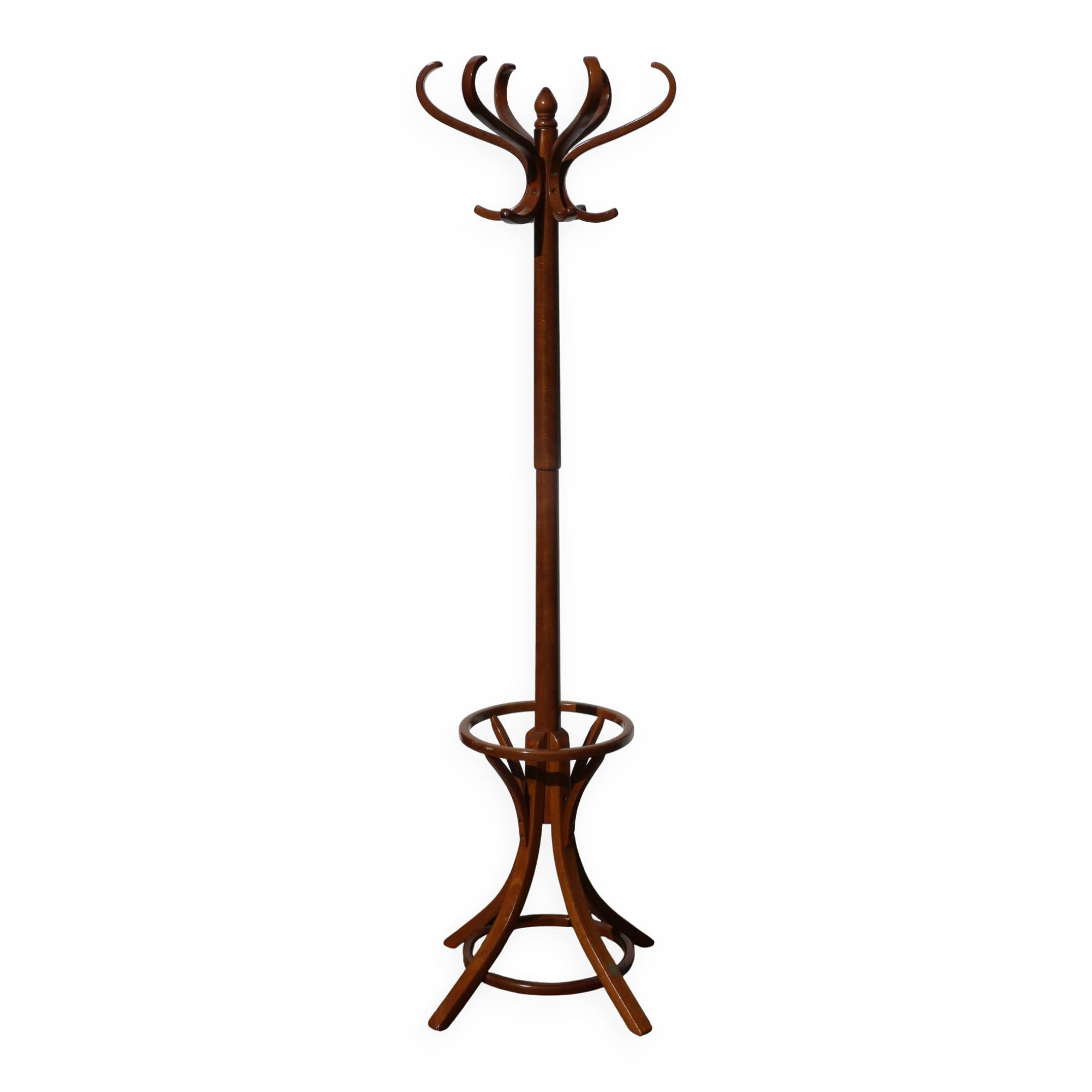 Coat rack parrot BAUMANN dark beech umbrella stand