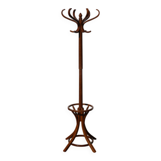 Coat rack parrot BAUMANN dark beech umbrella stand
