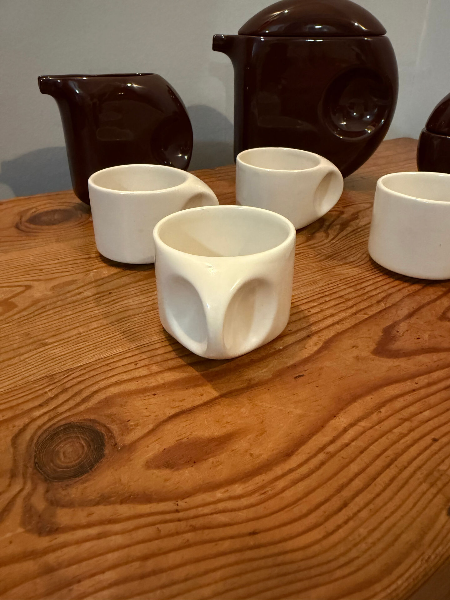 Coffee or tea service design Space Age Sele Arte Nove