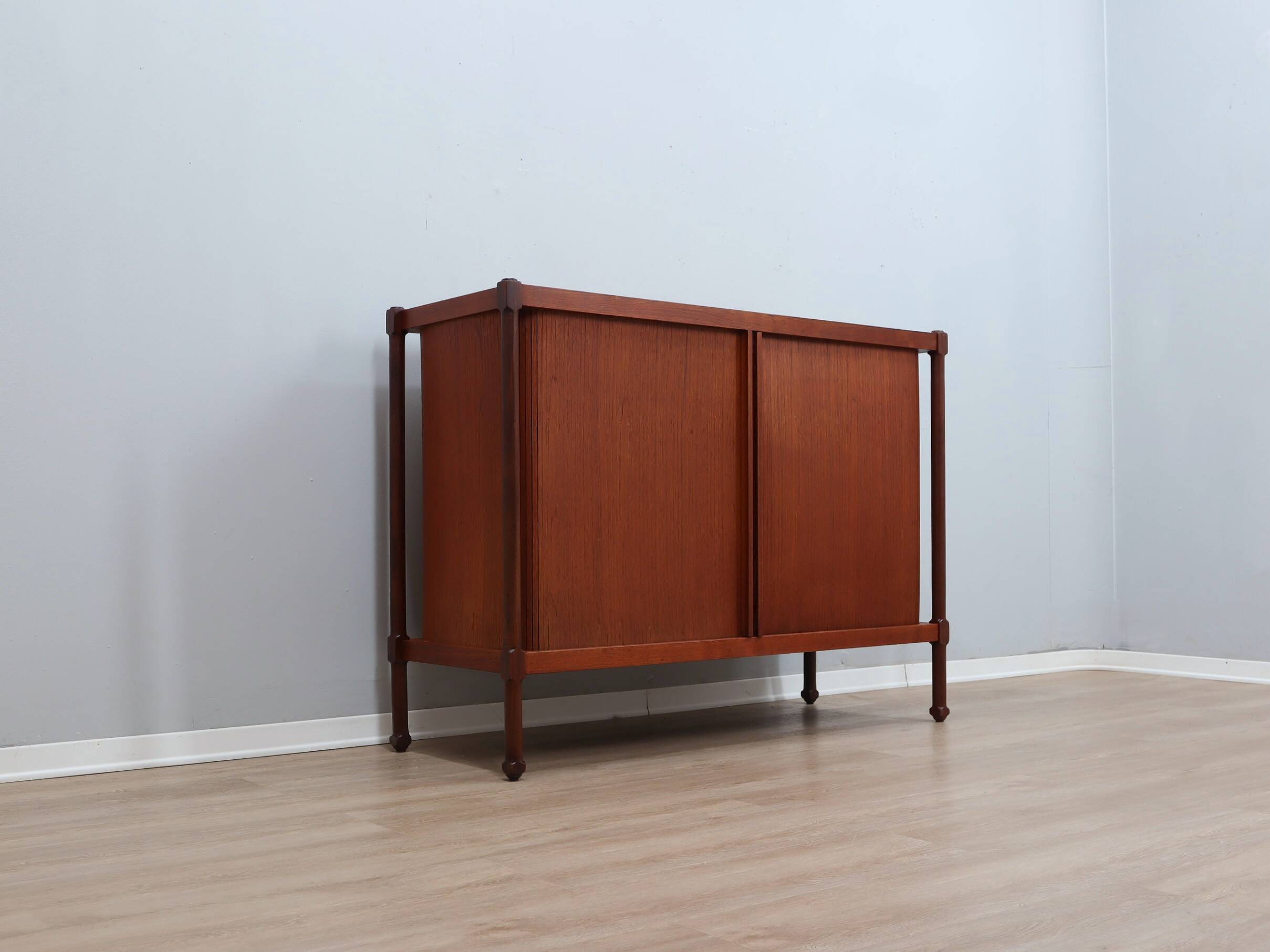 1950s mid-century teak storage cabinet bar F.lli Proserpio