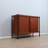 1950s mid-century teak storage cabinet bar F.lli Proserpio