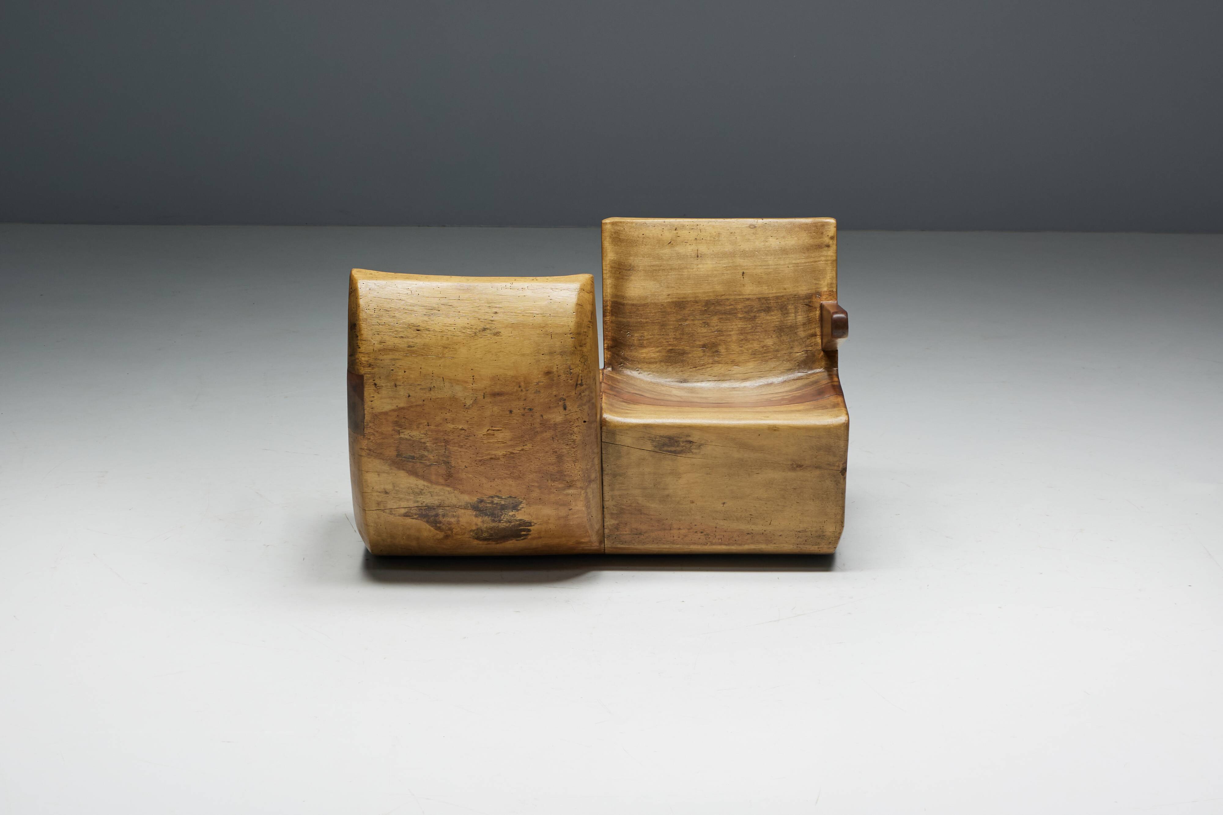 Two-Seater "Namoradeira" by Zanine Caldas, Brazil, 1975