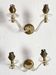 1950s double leaf wall lights