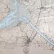 Map of Charente Maritime, Oléron Island, West Coast, France, 1976