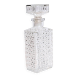 Narrow whiskey decanter with spike pattern