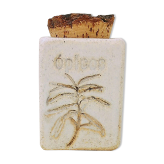 Raymonde Leduc Vallauris sandstone spice pot