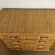 Dresser and rattan bedside tables
