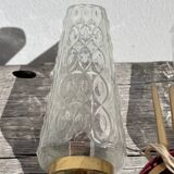 Brass and glass wall lamp 1950