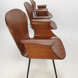Mid Century Italian 3-seat Bench by Carlo Ratti, 50's