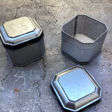 Pair of designer office storage boxes