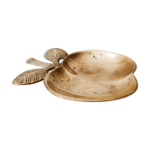 Empty brass apple bag