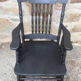 American rocking-chair repainted in black
