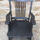 American rocking-chair repainted in black