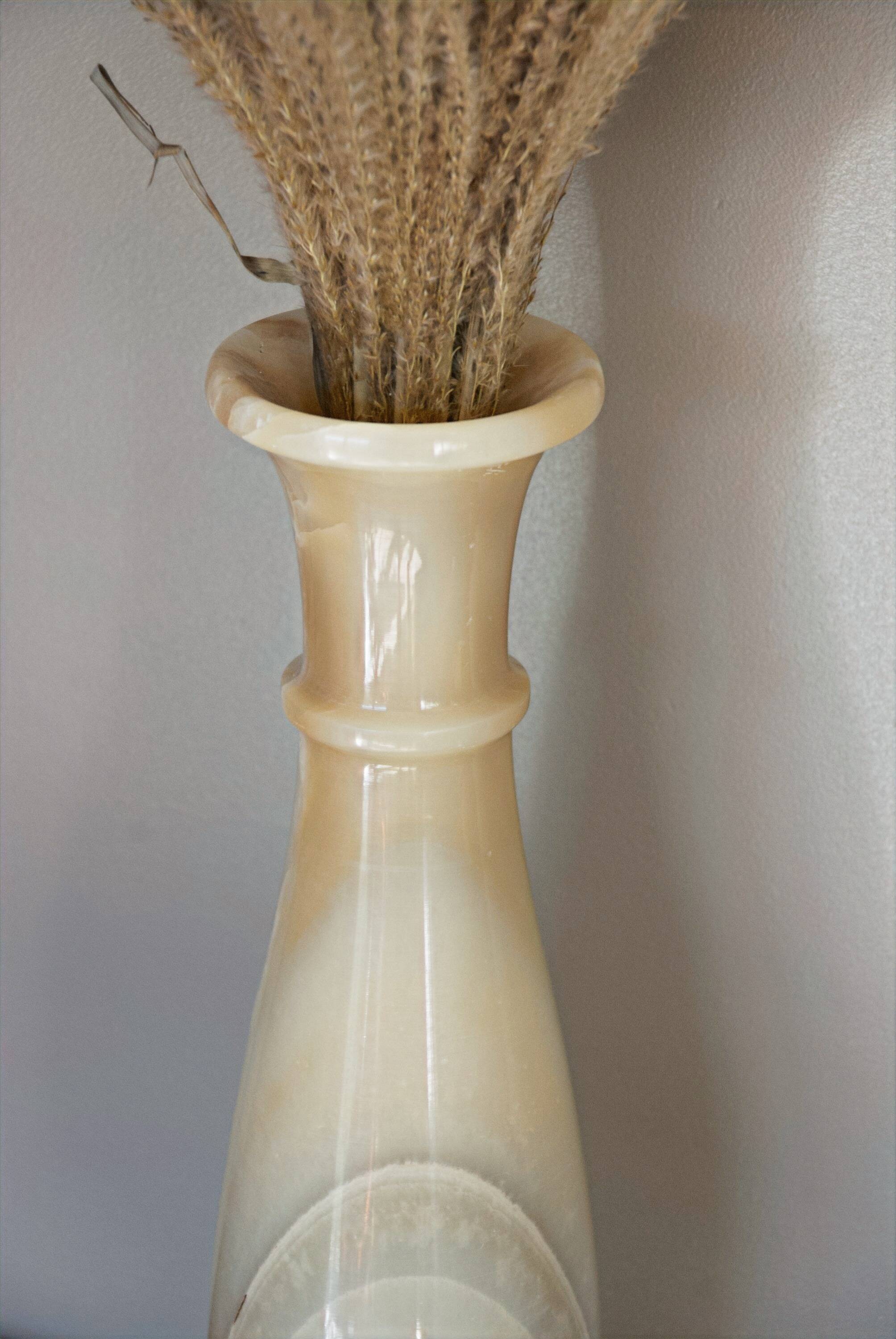 Onyx marble vase