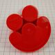 Pencil pot, red Helix office organizer