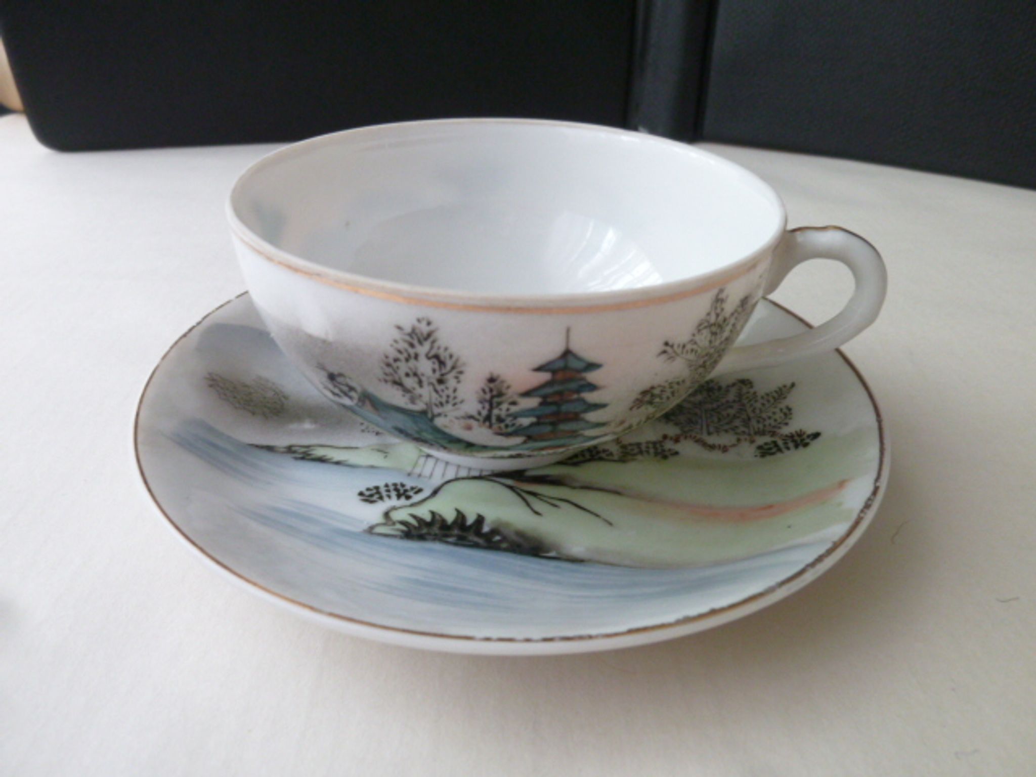 A tea cup or coffee made of CFC Japan porcelain