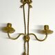 Antique Pair of 2-Light Wall Lights - Gilt Bronze - Louis XVI Style Knot