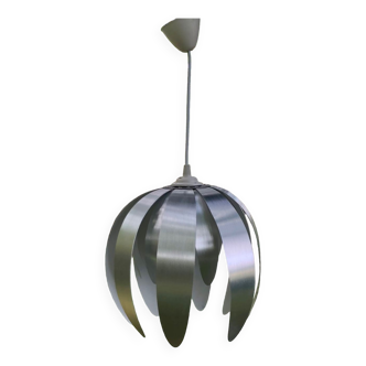 Space age metal pendant light