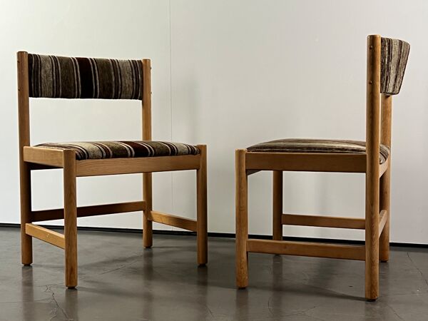 Paire de chaises de Borge Mogensen pour Karl Anderson, signées