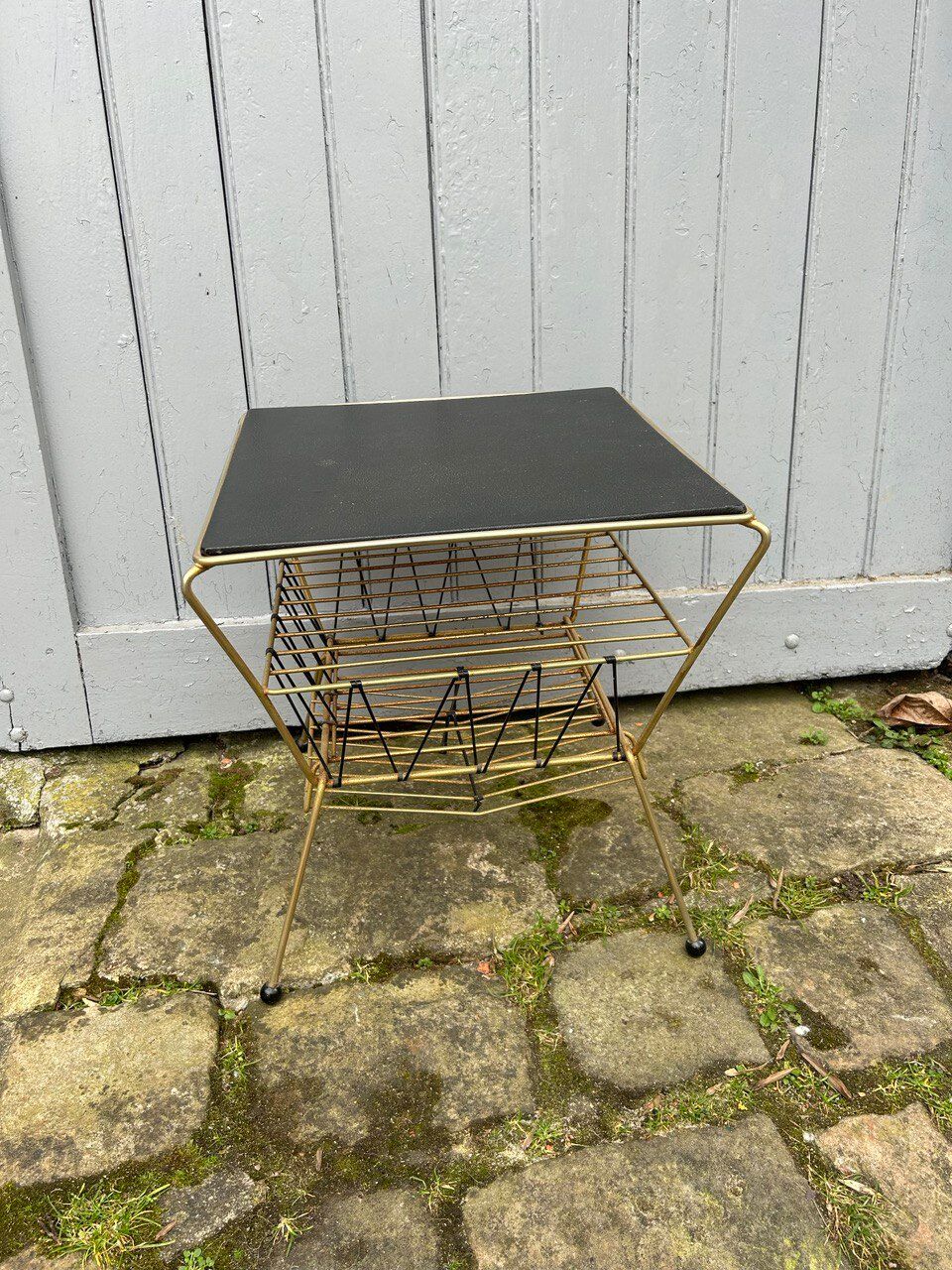Table basse avec porte revues vintage - 1960