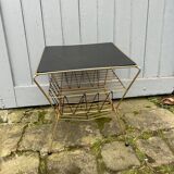 Table basse avec porte revues vintage - 1960