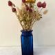 Bocal en verre bleu cobalt