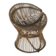 Rattan stool, Italy, 1960s.