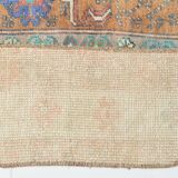 Vintage Brown Beige Turkish Vintage Runner Rug, 67x254Cm