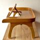 Torck - vintage wooden bed tray with reading tablet - made in belgium - 1950s