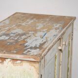 Ancien meuble bas à patine blanche (c.1920) #42