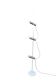 Lampadaire A14 de Alain Richard pour Disderot – 3 spots – base marbre