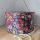 Large Vintage Cardboard Round Hat Box